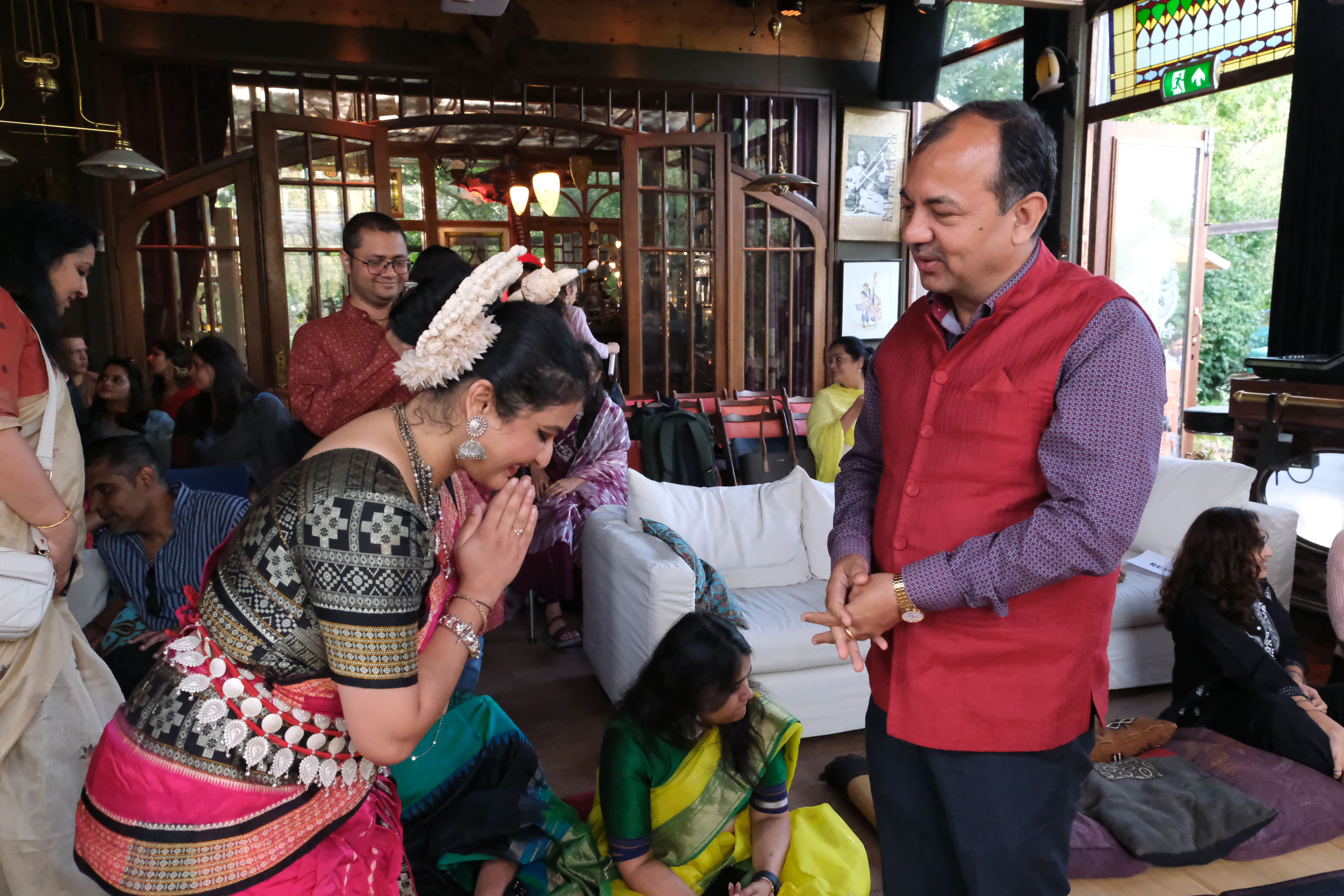 Performance before Indian Ambassador Mr. Tuhin Kumar